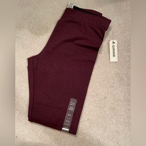Garage red leggings size medium new with tag